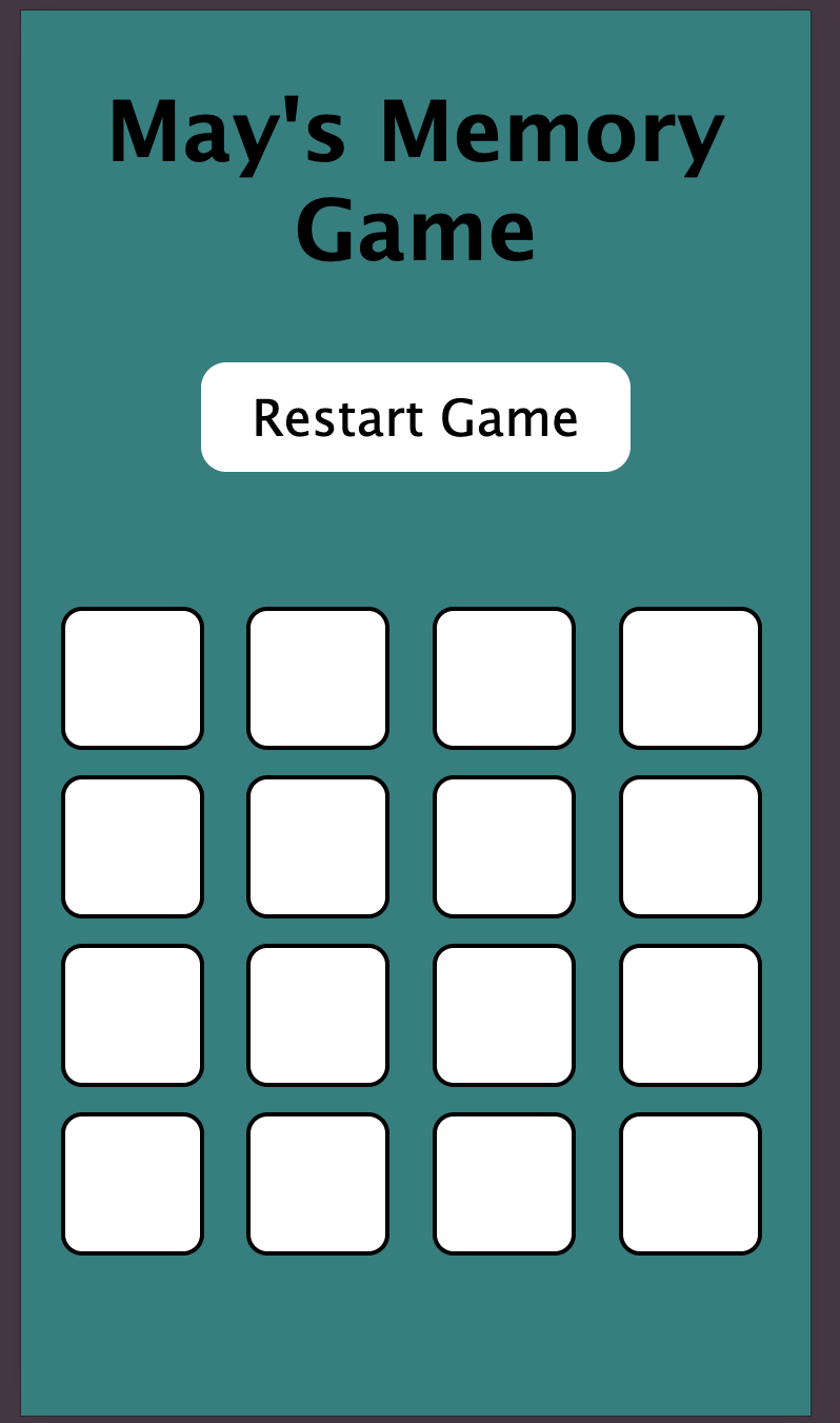 May's Memory Game